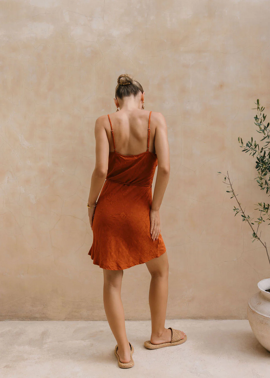 Bella Mini Dress - Merlot - Image 7