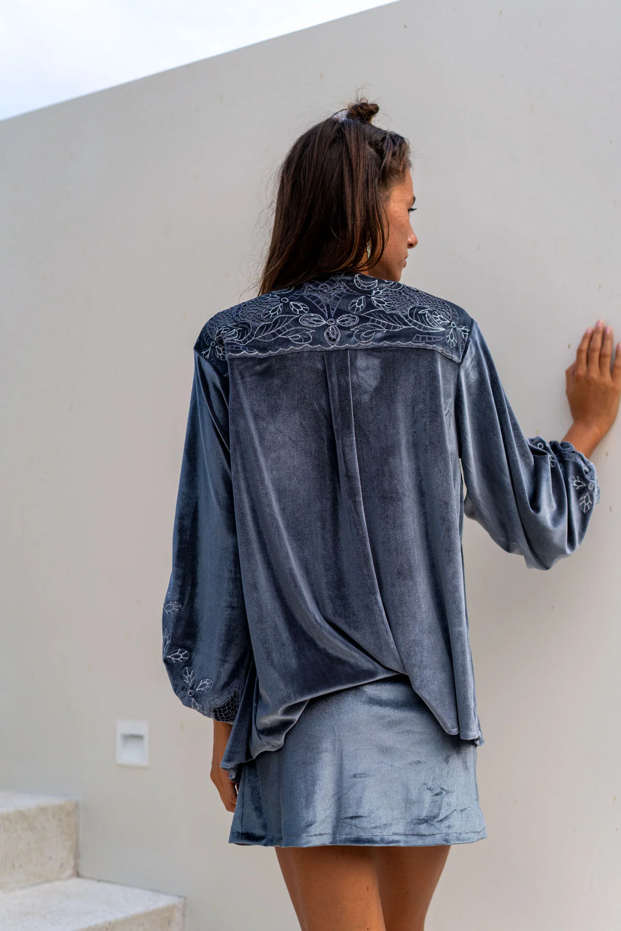 Hendrix Jacket - Charcoal - Image 3