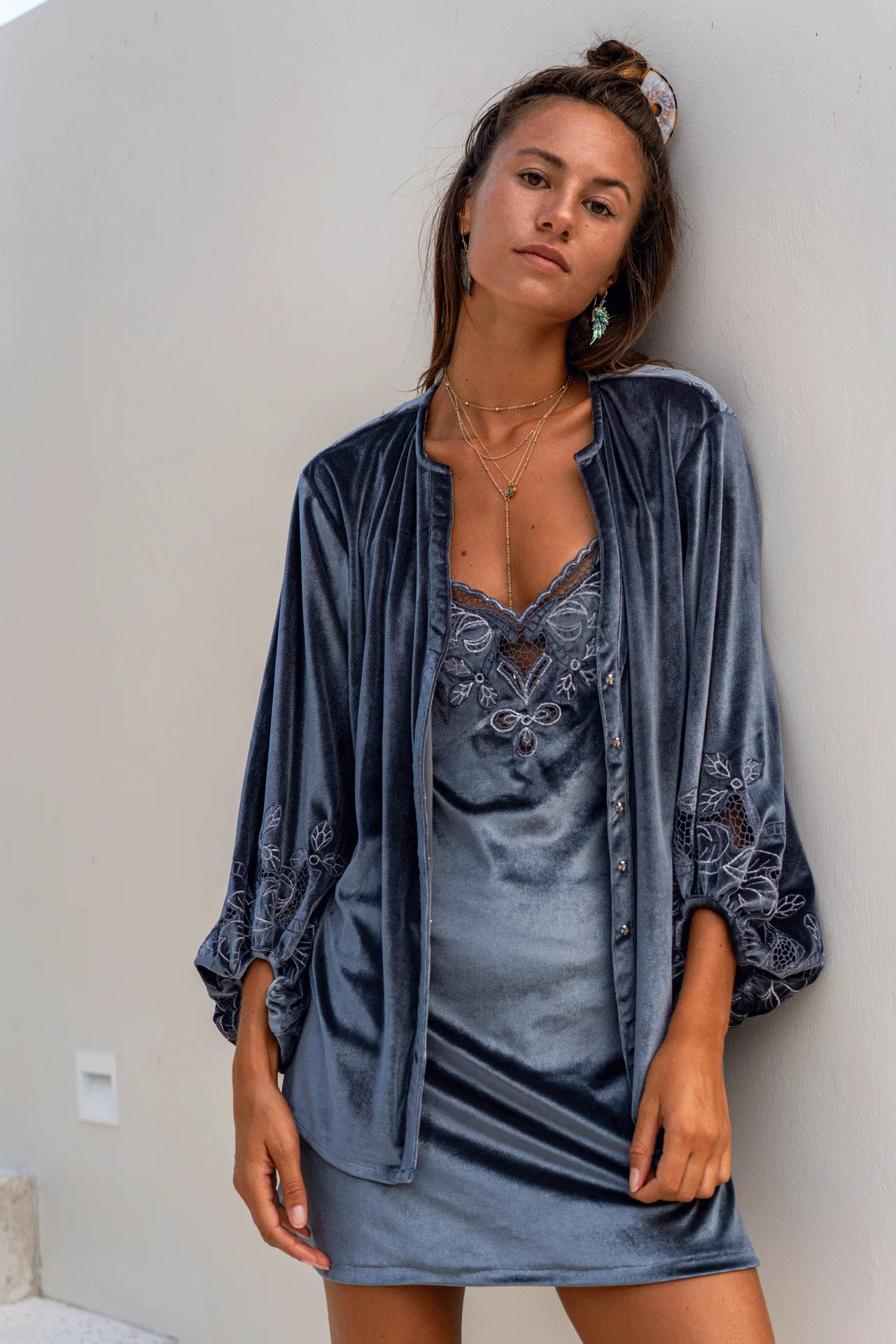 Hendrix Jacket - Charcoal - Image 6