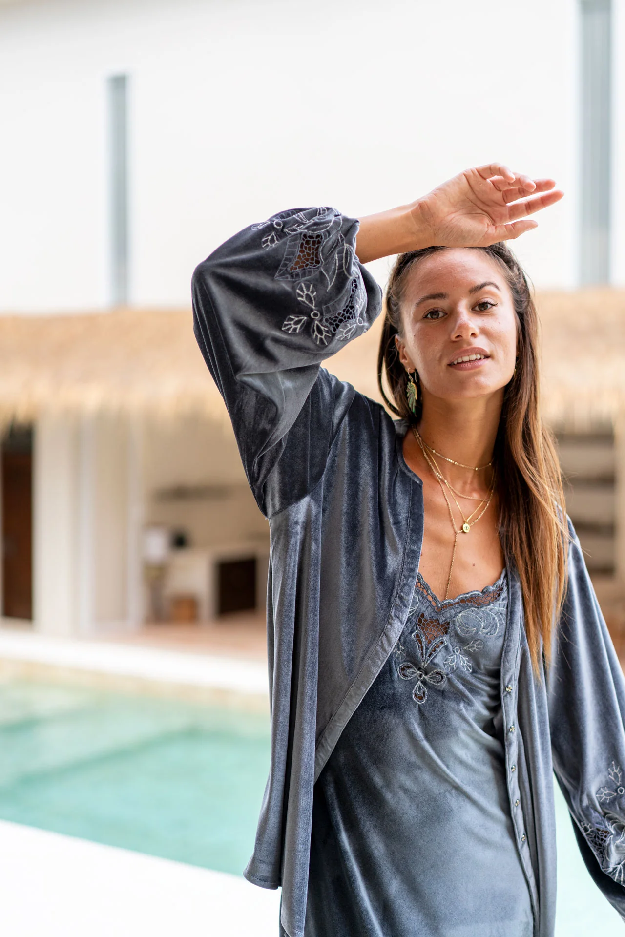 Hendrix Jacket - Charcoal - Image 7