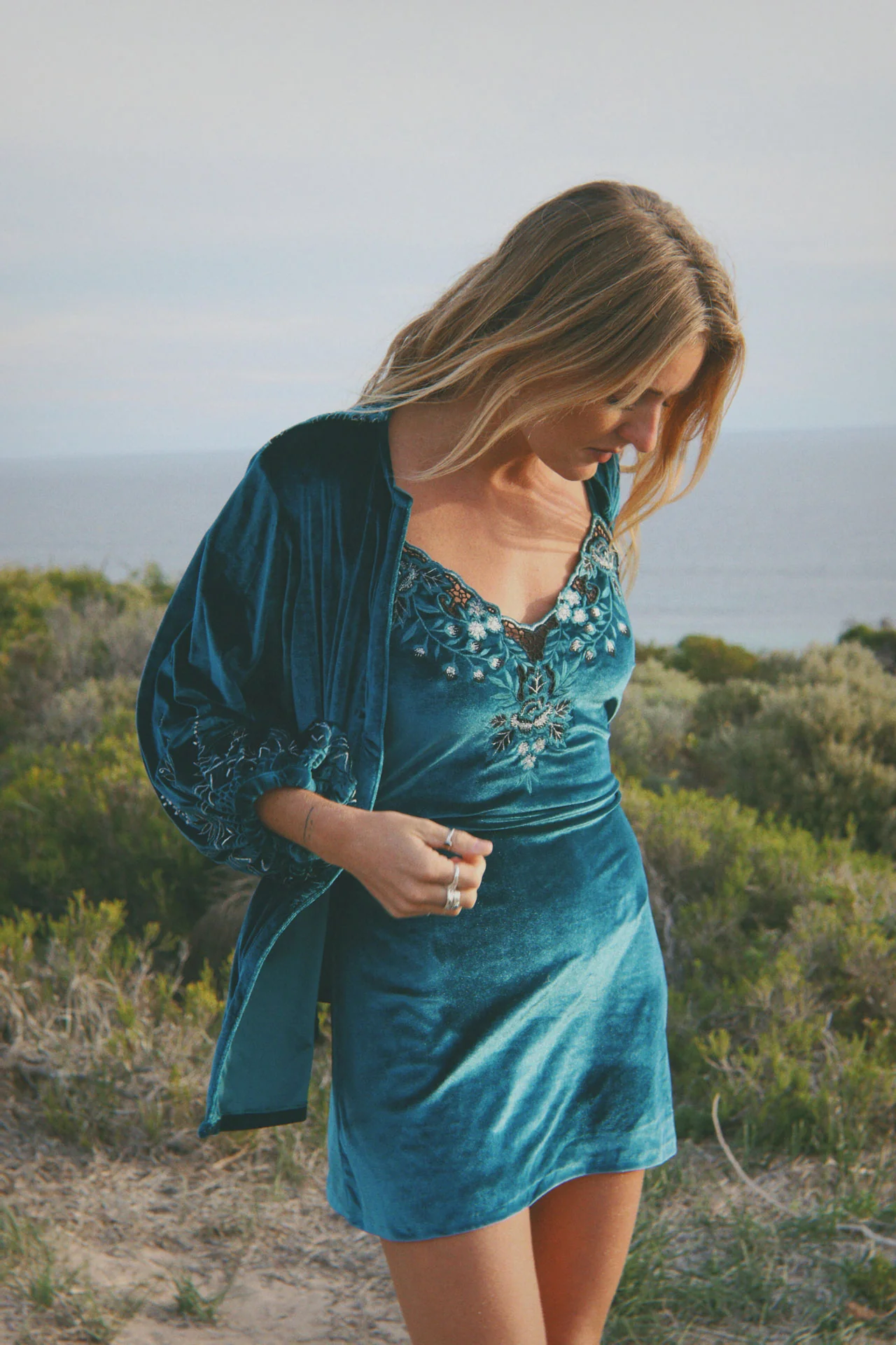 Hendrix Jacket - Teal - Image 6