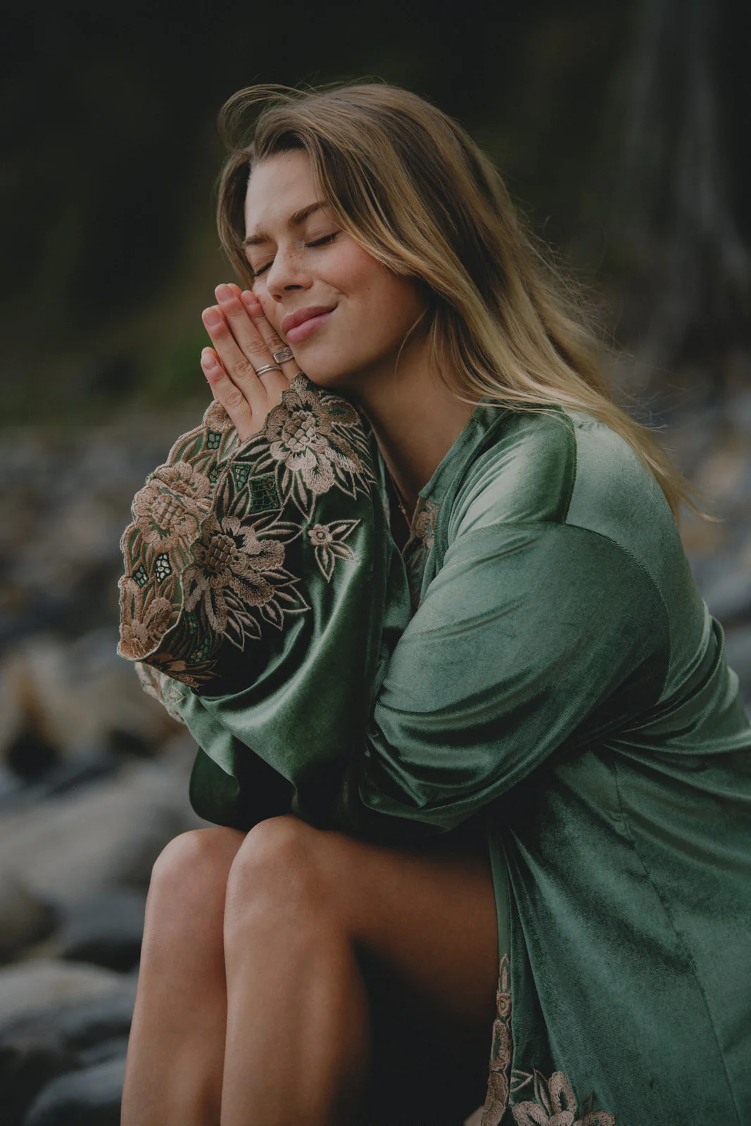 Hendrix Kimono Jacket - Moss - Image 4