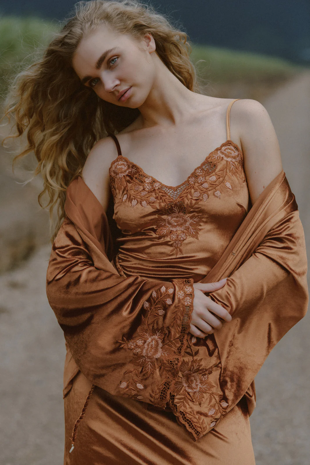 Hendrix Kimono Jacket - Bronze - Image 5