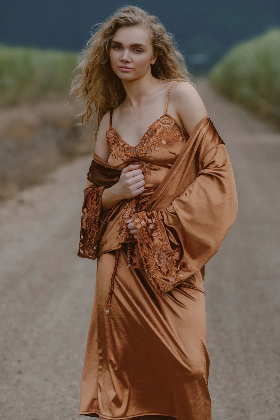 Hendrix Kimono Jacket - Bronze - Image 6