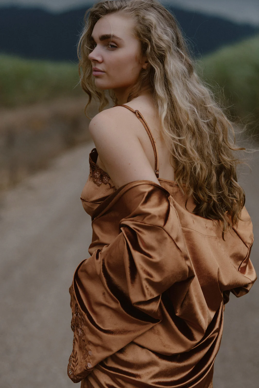 Hendrix Kimono Jacket - Bronze - Image 7