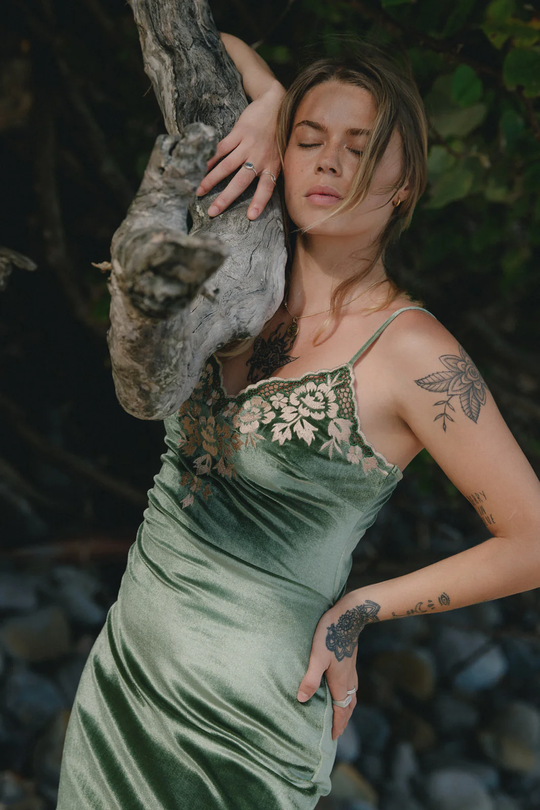 Hendrix Mini Dress - Moss - Image 13