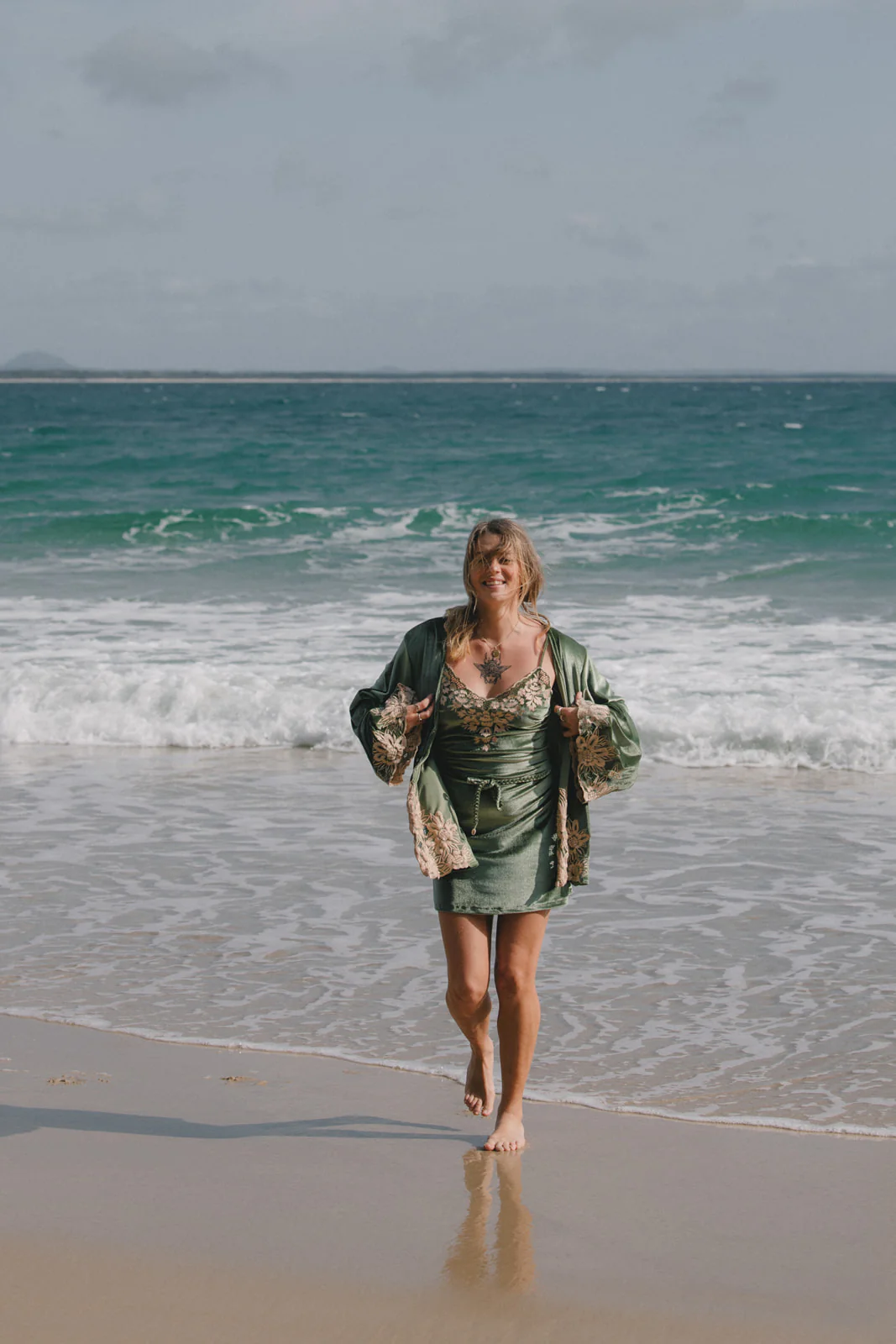 Hendrix Mini Dress - Moss - Image 8