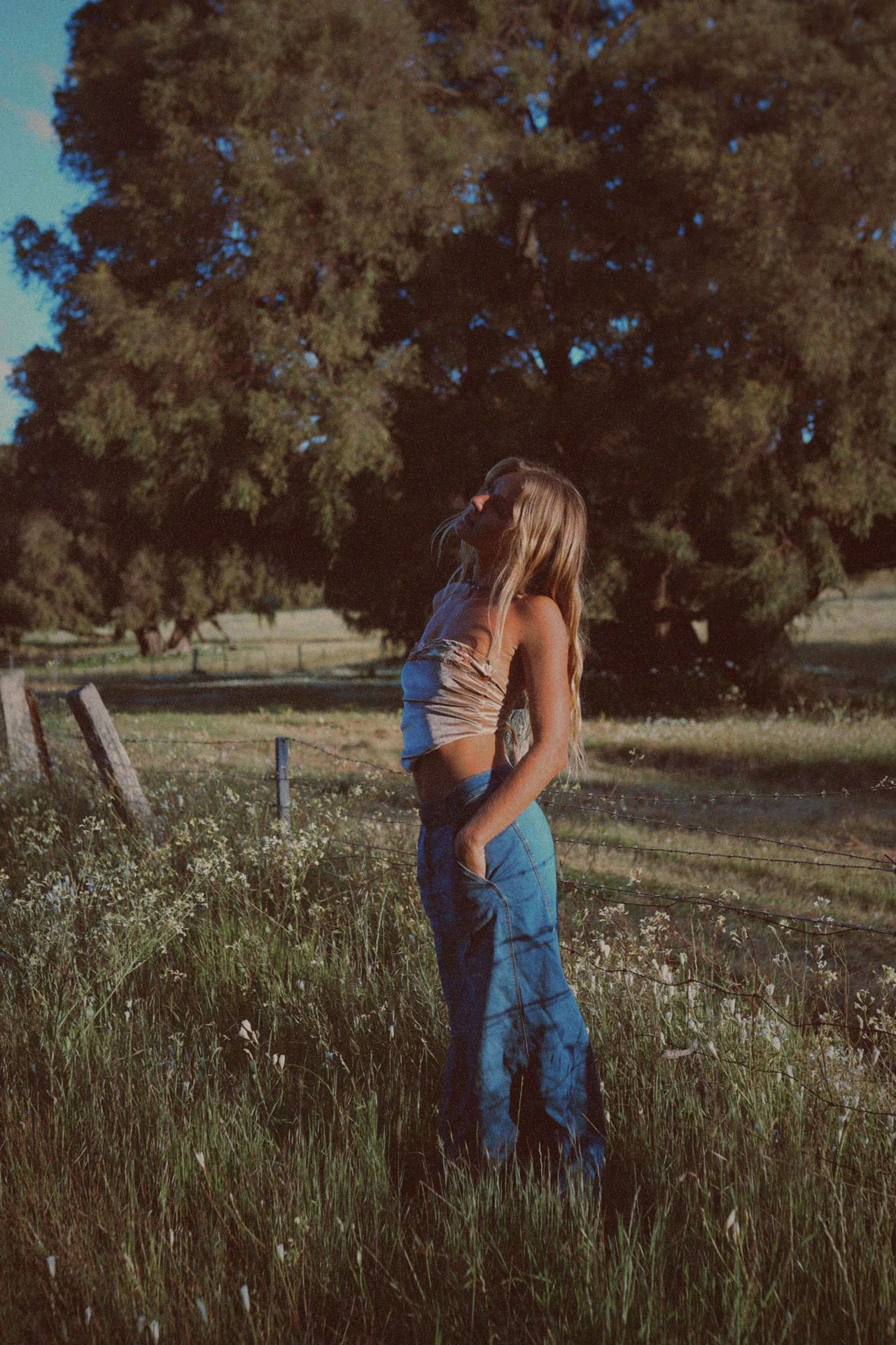 Hendrix V Top - Champagne Blossom - Image 5