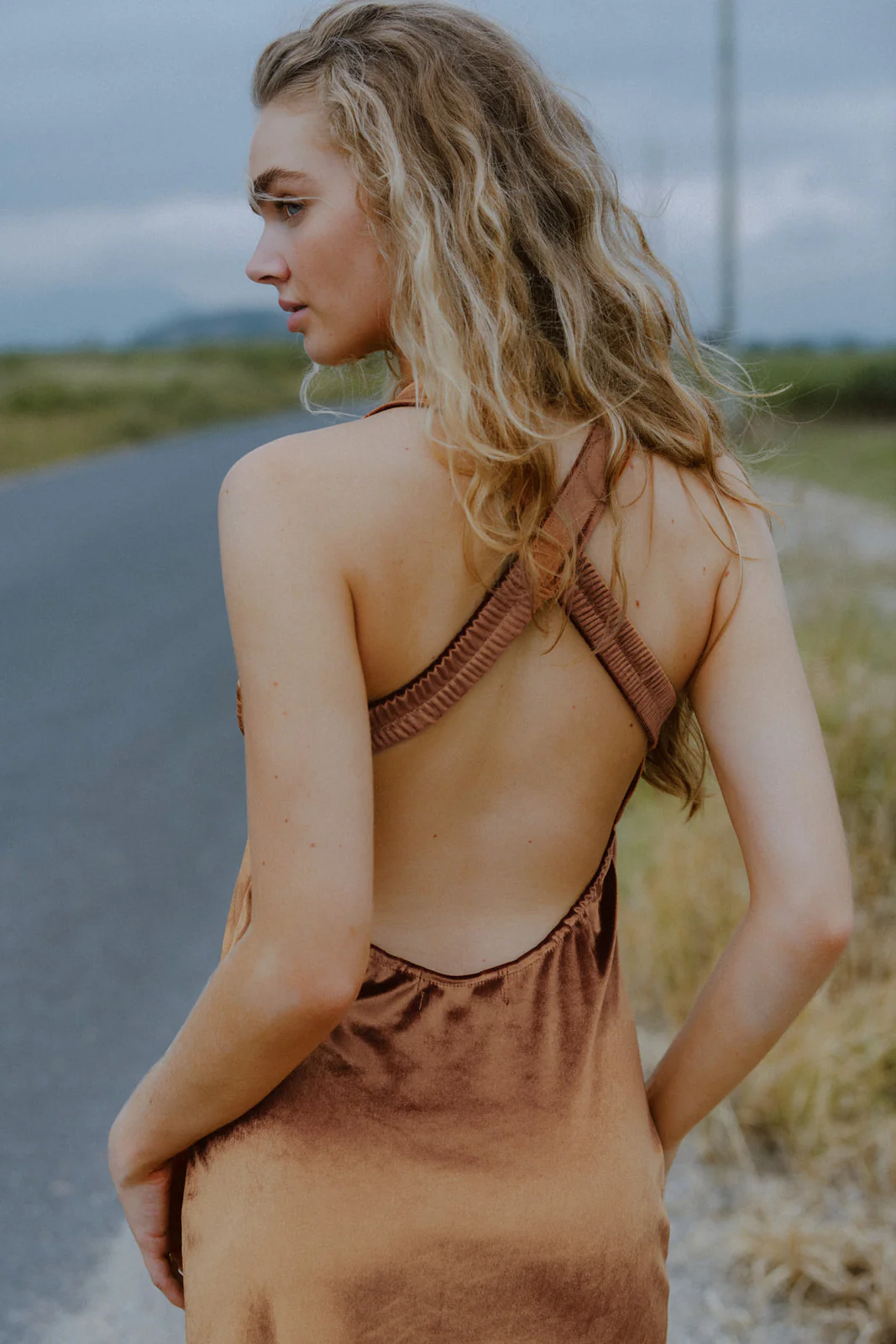 Stevie Midi Dress - Bronze - Image 6